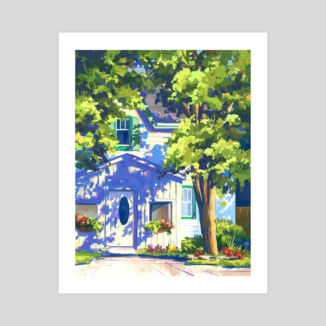 Translation missing: en.Deep Burn Blue - Elora Print