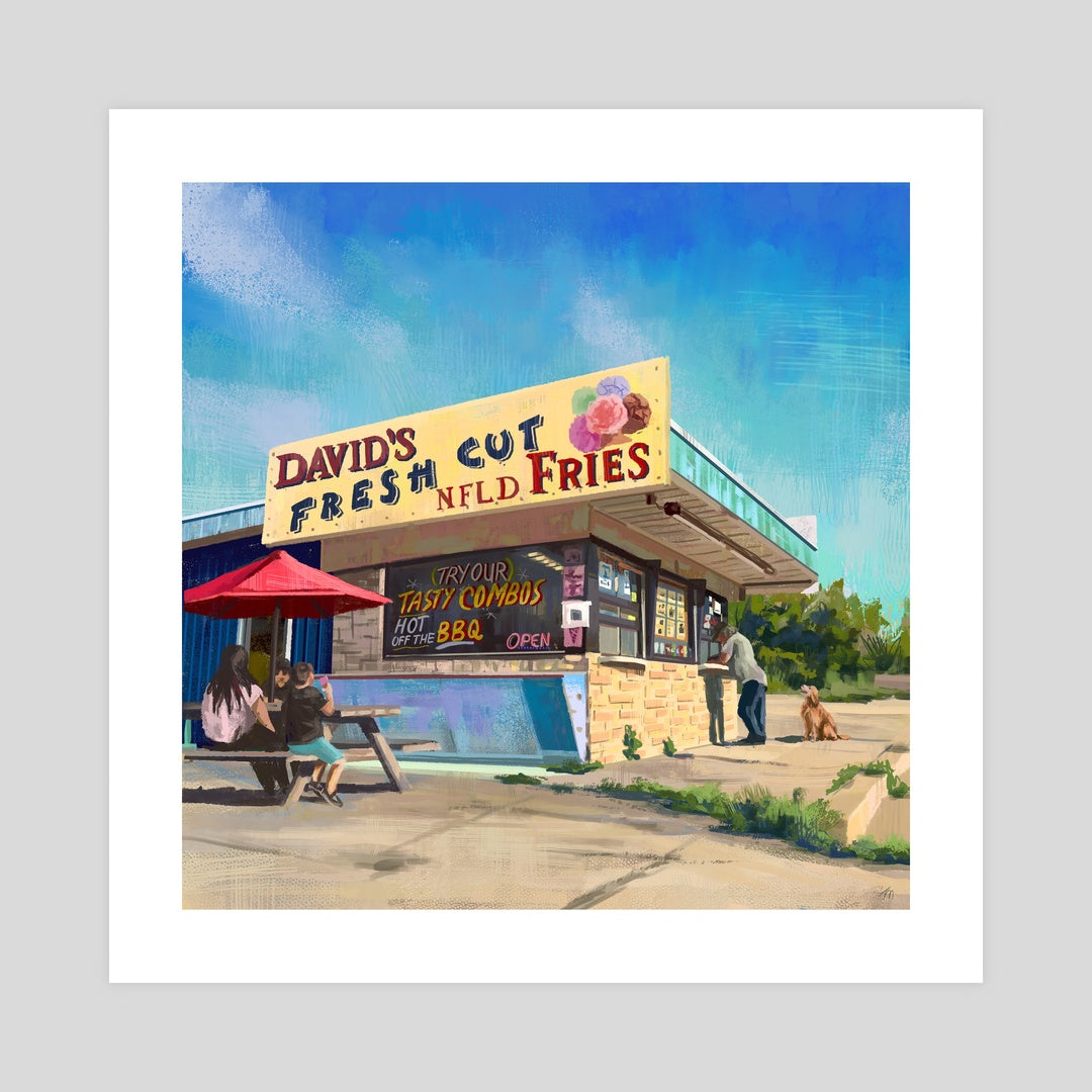 David's Fresh Cut Fries Print thumbnail