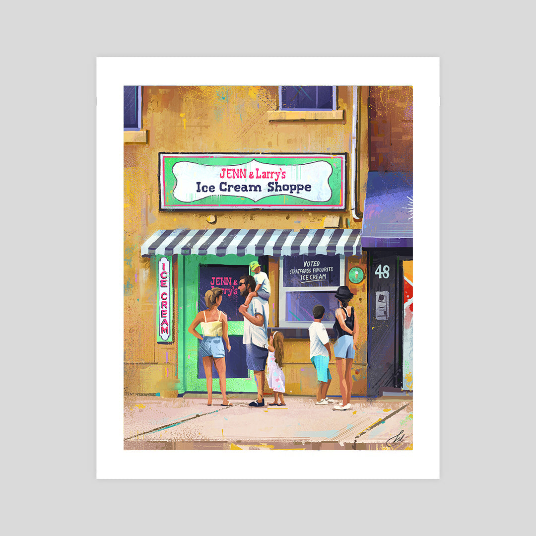 Jenn & Larry's Ice Cream Print thumbnail