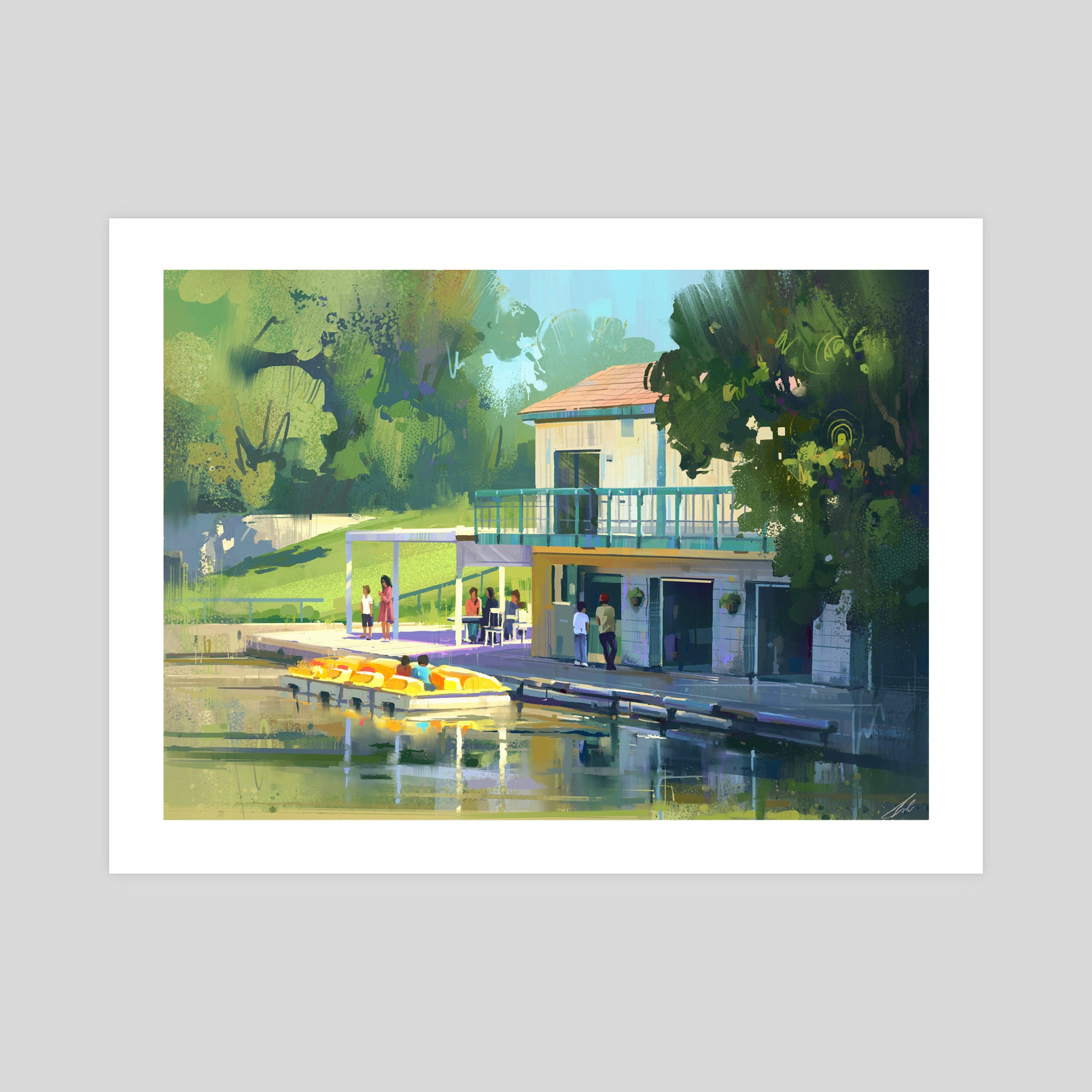 Translation missing: en.Boat House - Stratford Print