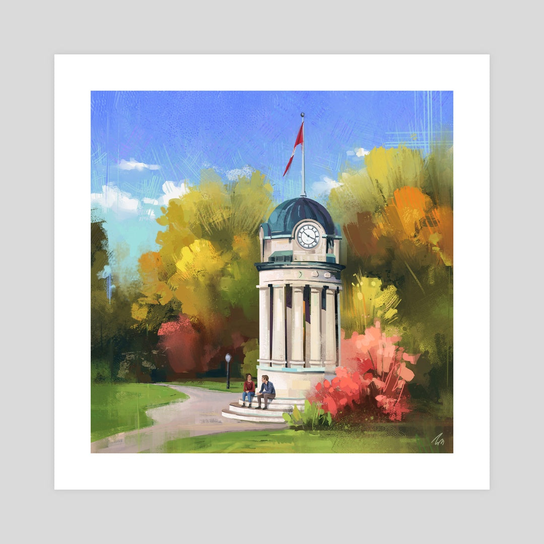 Victoria Park Clock Tower Print thumbnail